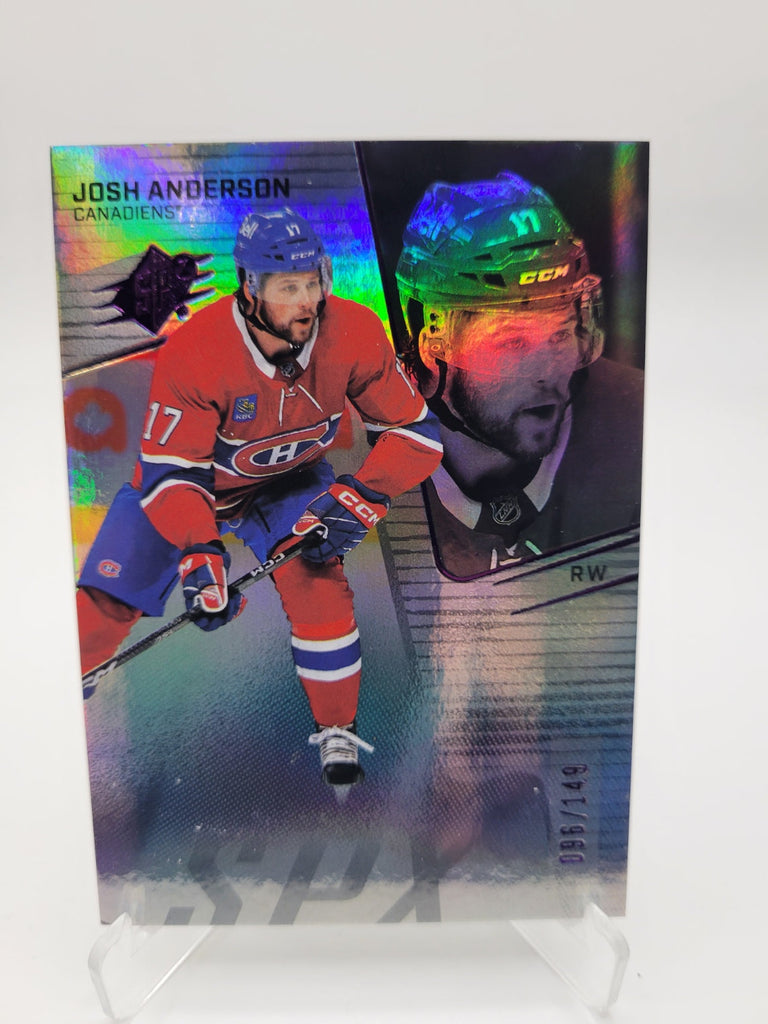Josh Anderson - 2022-23 SPx Hockey - Colored HoloFoil #16 (SN149)
